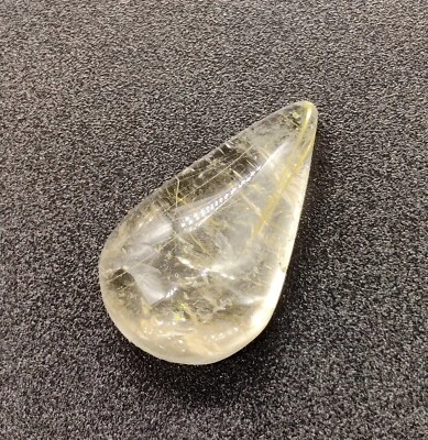 Natural Golden Routile Gemstone Cabochon Top Quality Rutile Pear Shape - Image 1 of 4