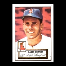Randy Gumpert 1983 Topps 1952 Reprint Series Boston Red Sox #247 NM GREAT!