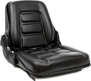 Universal Forklift Seat, Tractor Seat with Adjustable Angle Back,Micro Switch an - Picture 1 of 12