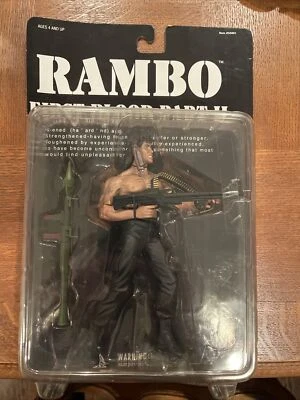 Boneco de ação N2Toys 2001 RAMBO First Blood Pt II Sylvester Stallone Rambo novo na caixa - Imagem 1 de 4