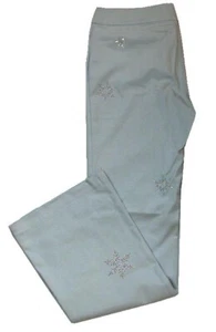 Pantalón vaquero mujer de diseño ESCADA talla 38 cristal azul business - Imagen 1 de 2