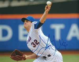 Signed 8x10 STEVEN MATZ New York Mets Autographed Photo - COA - Picture 1 of 1