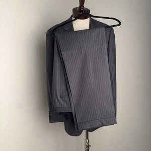 Brooks Brothers 1818 Madison hand tailored two button suit 42L W34 Made In ITALY - Picture 1 of 15