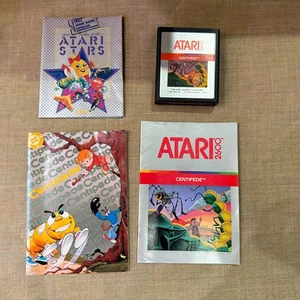 Atari 2600 Centipede CIB Cartridge & Manual – Iconic Insect Shooter Game - Picture 1 of 2