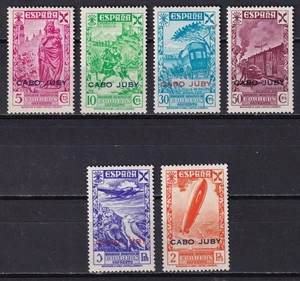 España - 1943 - Cabo Juby - Edifil 12/17 - Beneficencia - Bien centrado - MNH - Imagen 1 de 1