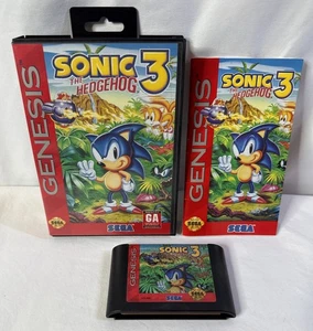 Sega Genesis (CIB) - Sonic the Hedgehog 3 - KOMPLETTES Spiel, Box und Handbuch - Bild 1 von 7