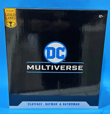 McFarlane Toys DC Multiverse Gold Label Clayface Batman & Batwoman pacote com 3 NOVO - Imagem 1 de 3