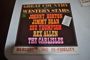 Great Country & Western Stars Mercury Wing Records – MGW 12268 LP 1964 MONO VG - Picture 1 of 2