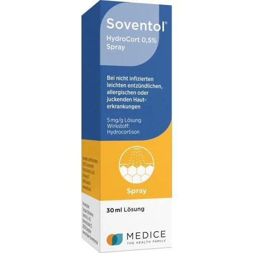 MEDICE ARZNEIMITTEL PÜTTER GMBH&CO.KG SOVENTOL Hydrocort 0,5% Spray 30 ml PZN 10012814
