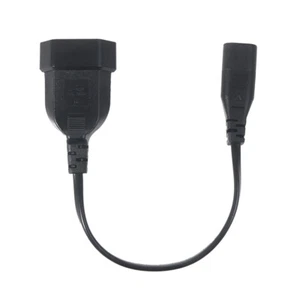 IEC320 C8 Male To Europe Schoko CEE7/16 Outlet Socket Power Extension Cable - Bild 1 von 12