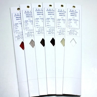 Waxed Silamide Skeins Hand Sewing Thread, 675 Yards, Pick Color  - Image 1 of 2