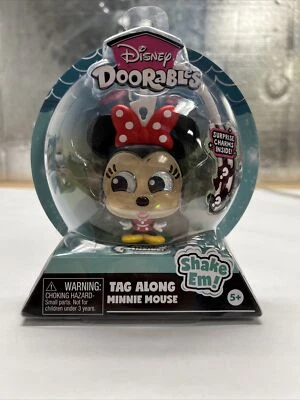 Clip de mochila Disney Doorables Minnie Mouse etiqueta a lo largo con dijes sorpresa (nuevo) Foto 1 de 3