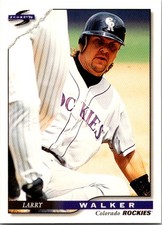 1996 Score Larry Walker  13 Colorado Rockies