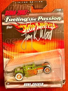 Hot Wheels Bone Shaker Limited Edition SEMA 2007 Larry Wood Autographed/Signed! - Picture 1 of 8
