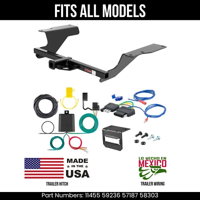 Enganche de remolque para Acura TSX 04-05 + cableado de 5 pines para todos los modelos Curt 11455 59236 Foto 1 de 4