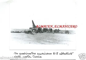 REPUBBLICA SOCIALE RSI BOEING B17 AMERICANO ABBATTUTO RISTAMPA WW2 - Picture 1 of 1