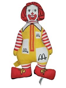 "Etiquetas publicitarias vintage de muñeca almohada de felpa de 12"" McDonald's Ronald McDonald's años 70" - Imagen 1 de 5