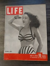 1945 July 9 LIFE Magazine Bathing Suits (M71)