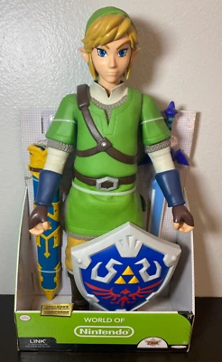 Boneco Nintendo The Legend Of Zelda Link 20" novo na caixa 2015 videogame Hyrule - Imagem 1 de 4