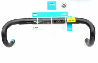 Shimano PRO PLT Carbon Bike Handlebar/Drop Bar,Compact, Black, 31.8mm x 42cm - Image 1 of 4