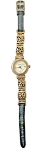 Vintage Brighton Watch With Reversible Brown and Black Leather Band - Picture 1 of 7