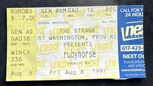 ⭐🦄 Boleto de concierto Rubyhorse 1997 • 8 de agosto Strand Theatre Providence RI - Imagen 1 de 2