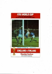 1984 England v Finland Football Programme - Picture 1 of 1