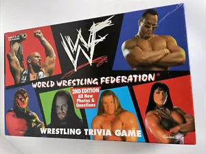 Vintage Cardinal 98 WWF Wrestling Trivia Game 2nd Edition New Photos Complete - Picture 1 of 5