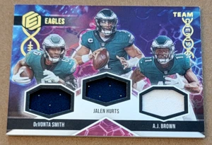 2022 Elements Jalen Hurts A.J. Braunes DeVonta Smith Triple Jersey Eagles - Bild 1 von 2