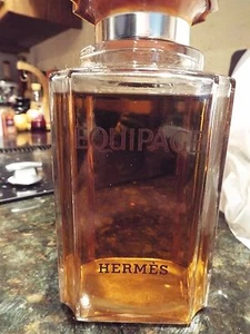*RARE / VINTAGE 32 Oz Bottle HERMES EQUIPAGE In Glass Bottle - Picture 1 of 7