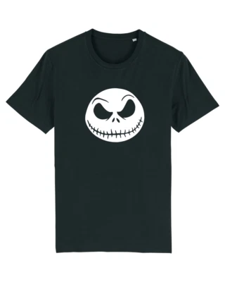 UNEEK T-SHIRT UNISEX JACK FACE NIGHTMARE BEFORE CHRISTMAS Halloween Jack Skellington