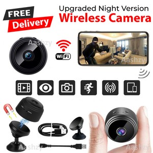 WiFi Wireless Camera Mini Security Camera Nanny Cam Audio Live Feed IOS/Android
