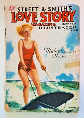 Revista Love Story Illustrated #4, Pulp 1ª serie 5 de agosto de 1933, 160 páginas Foto 1 de 4
