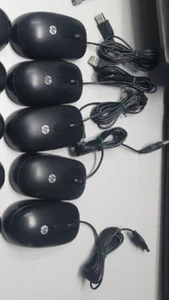 Bulk lot of 5x used HP Optical sensor Mouse - USB with scroll - P/N 672652-001 - Picture 1 of 1
