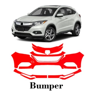Front bumper PreCut PPF Paint Protection Film For Honda HRV 2019-2022 - Picture 1 of 7