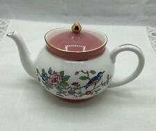 VINTAGE AYNSLEY Bone China PEMBROKE Floral Multicolor Teapot Lid England