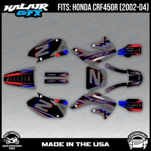 Kit de gráficos para Honda CRF450R (2002-2004) Vizion - gris - Imagen 1 de 4