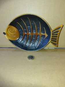 A Mid Century Beswick Ware Fish Trinket Plate 2170 - Picture 1 of 9