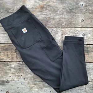 Pantalones legging Carhartt Force ajustados utilitarios para mujer talla grande 12/14 negros - Imagen 1 de 6