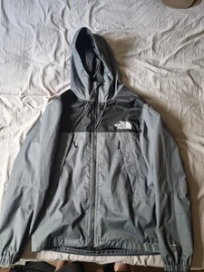 graue north face Regenjacke groß - Bild 1 von 6