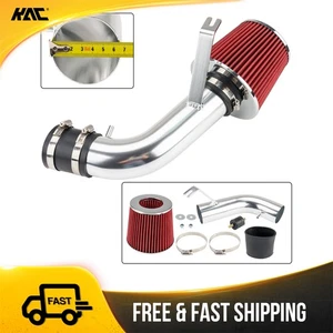 Cold Air Intake Kit + Red Filter 2.75in For 2003-2004 2005-2008 Hyundai Tiburon - Picture 1 of 16