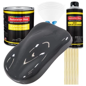Restoration Shop Machinery Gray Acrylic Enamel Gallon Kit, Auto Paint - Picture 1 of 5