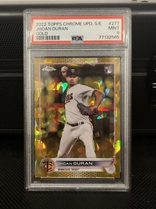 2022 Topps Chrome Update Jhoan Duran Rookie Gold #/50 PSA 9