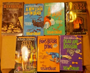Seven Susan Conant Dog Mysteries, Books 1-6 and 9 - Picture 1 of 4