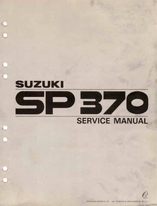 NOS Genuine Suzuki Dealer Service/Repair Manuals (2) SP370 DR370 1978-1979 - Picture 1 of 2