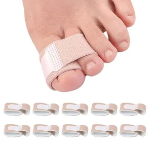 Hammer Toe Wraps (10Pack), Big Toe Straightener Corrector with Soft Padded fo... - Picture 1 of 7