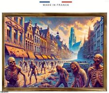 poster 30 x 42 cm création & fabrication française zombie bruxelles