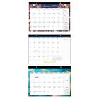 3-Teiliger Kalender 2024 - Wandkalender 2024, Januar 2024 -  2025, 39,95163