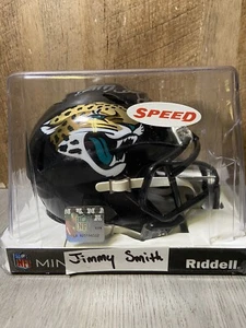 Jimmy Smith Signed Jacksonville Jaguars Mini Speed Helmet - JSA COA - Picture 1 of 4