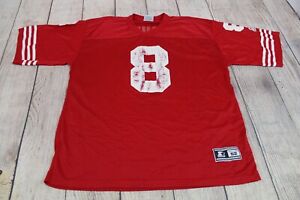 VTG Starter Steve Young #8 San Francisco 49ers Red White Jersey size 52 2XL